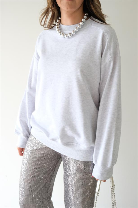 Gri Basic Sweatshirt