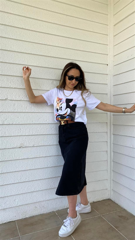 Mickey Baskılı Tişört