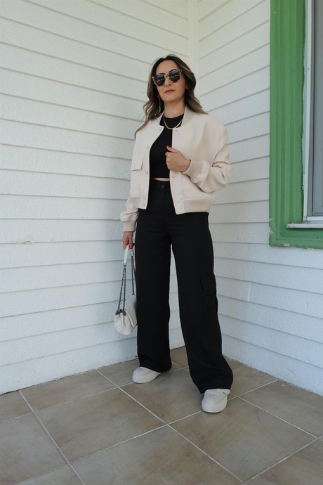 Torba Cepli Bomber Ceket