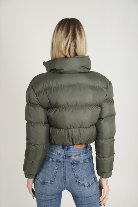 Kadın Jessica Crop Şişme Mont