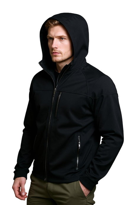 Cat Softshell Kapüşonlu Lacivert Mont