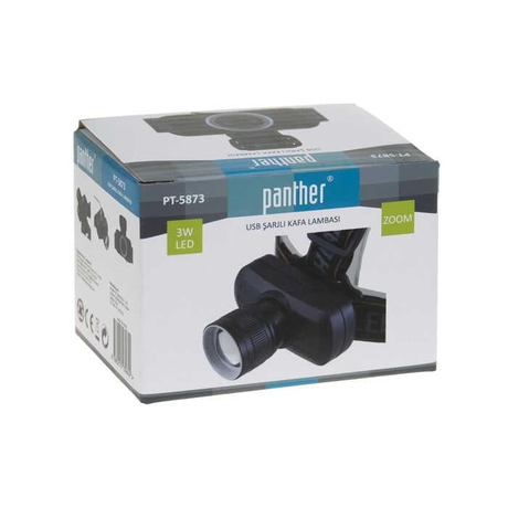 PANTHER PT-5873 ŞARJLI KAFA LAMBASI