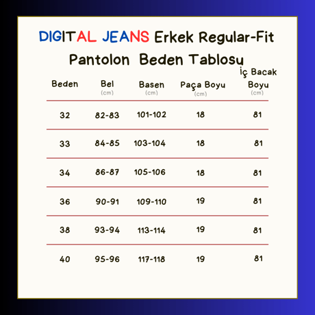 Haki Regular Erkek Jean