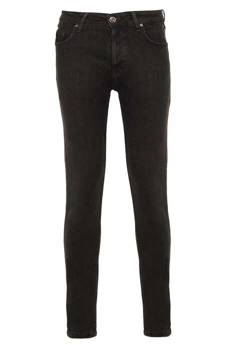 Koyu Kahve Slim Fit Erkek Jean