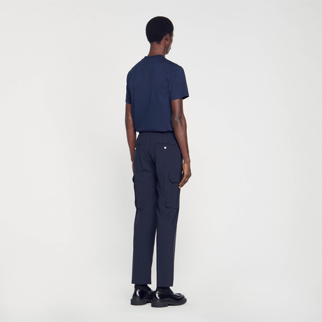 Lacivert Kargo Cep Pantolon