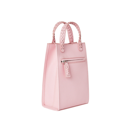 Pembe Deri Çapraz Çanta