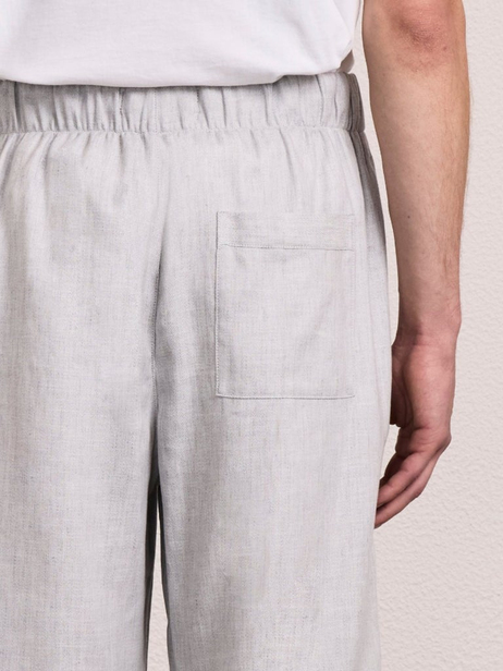 Gri Keten Pantolon