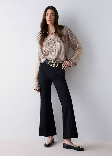 Siyah Flare Pantolon