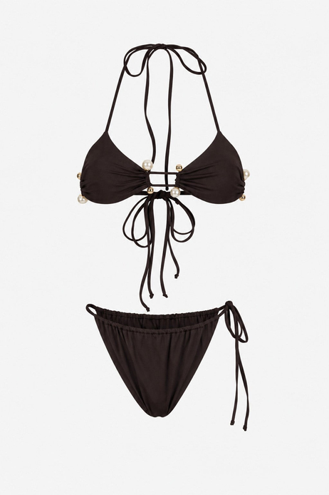 Linda Kahverengi Bikini Set