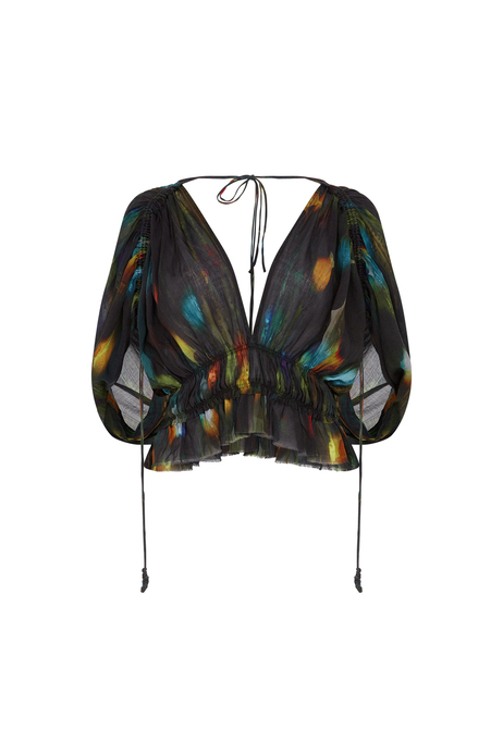 Desenli Crop Top