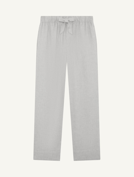 Gri Keten Pantolon