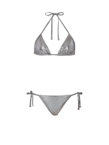 BalmainSilver Metalik Gönümlü Bikini