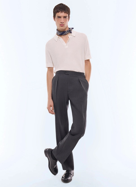 Ekru Polo Yaka Triko