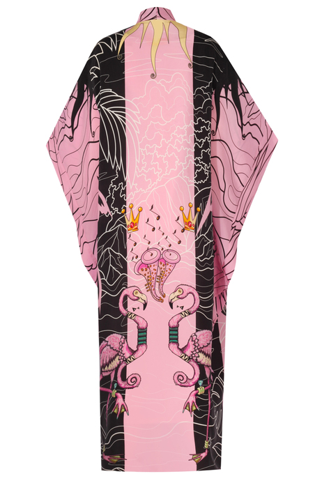 Pembe Uzun Kimono