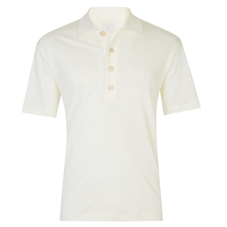 ELEVENTYBeyaz Polo Yaka T-shirt