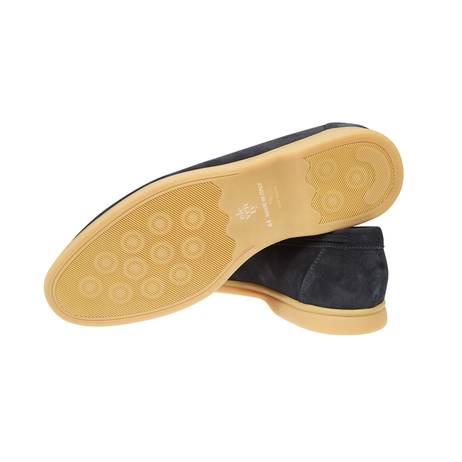 Lacivert Süet Loafer
