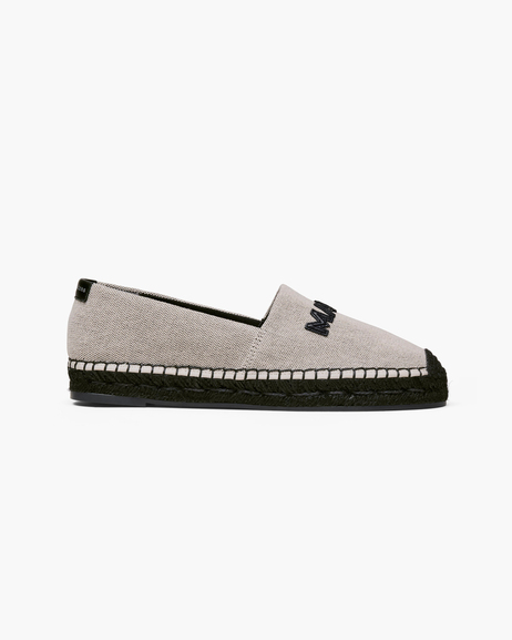 Siyah Deri Espadril