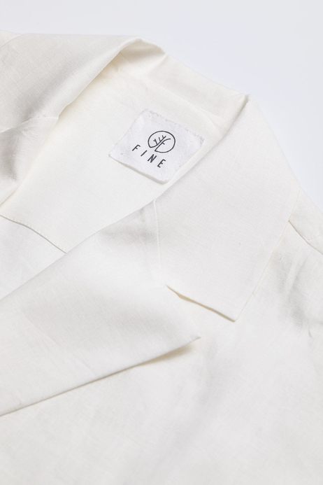 Ekru Organik Keten Kimono
