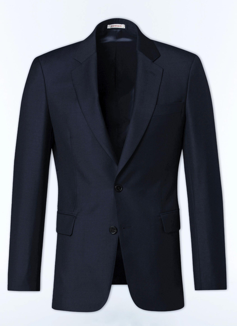Lacivert Yün Slim Fit Ceket