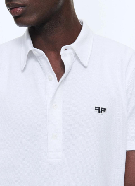 Logo Detaylı Polo Yaka Pamuk T-shirt