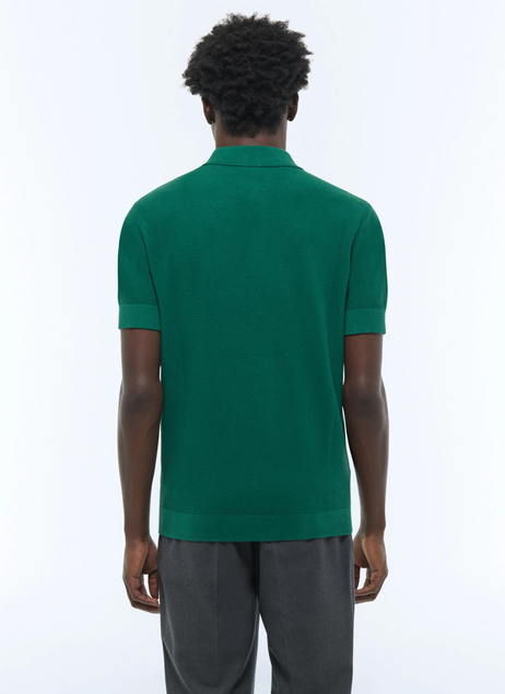 Pamuk ve Kaşmir Polo Yaka T-Shirt