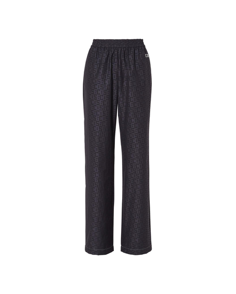 Siyah Monogram Pantolon