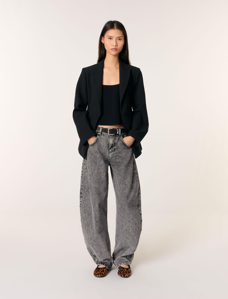 Çift Düğme Kapama Blazer