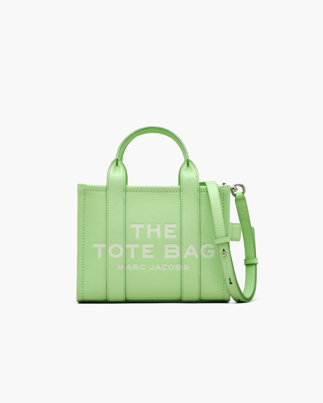 Deri Small Tote Yeşil Çanta