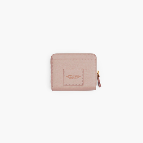 Mini Pembe Siyah Kadın Deri Cüzdan