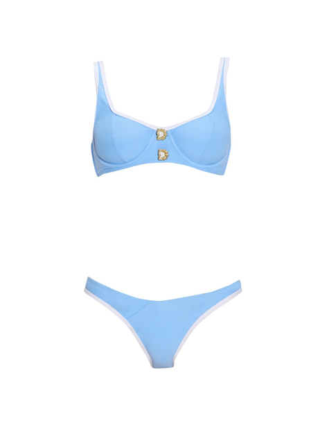 Mavi Gold Tokalı Bikini Üstü