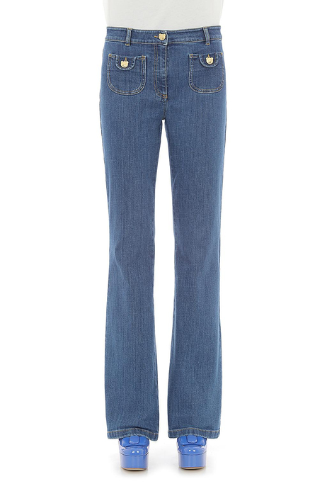 MoschinoDüğme Detaylı Jean Pantolon