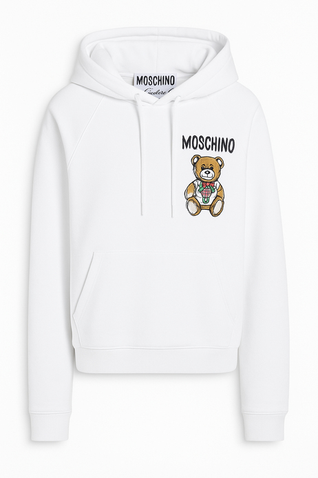 MoschinoLogo Detaylı Kapüşonlu Sweatshirt