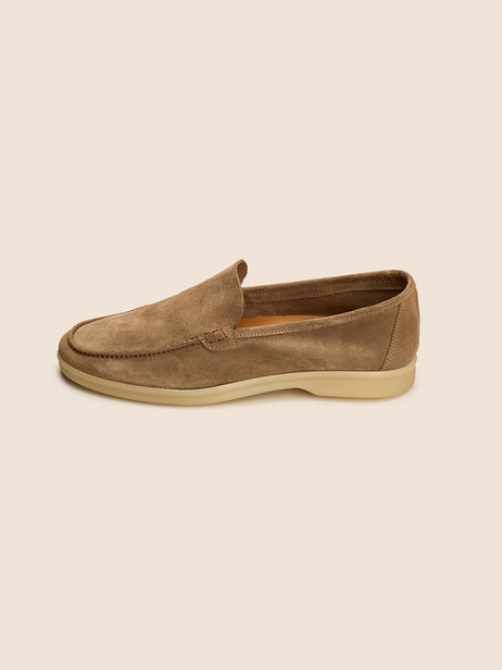 Kahverengi Süet Loafer