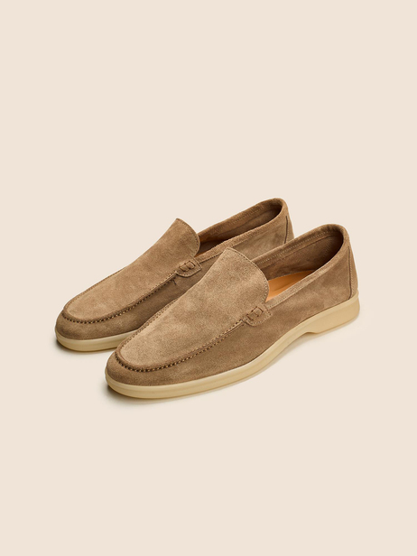 Kahverengi Süet Loafer