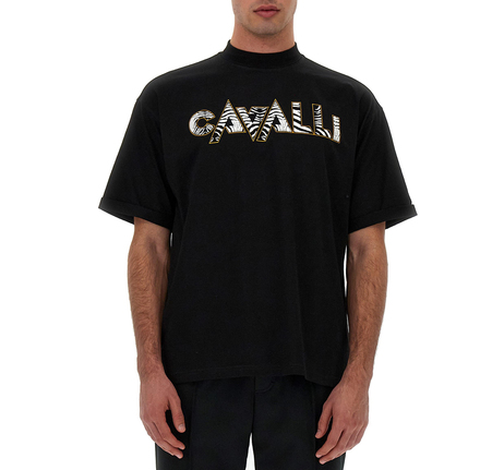 Zebra Desenli Bisiklet Yaka Erkek T-shirt