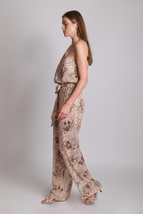 Floral Desen Pantolon