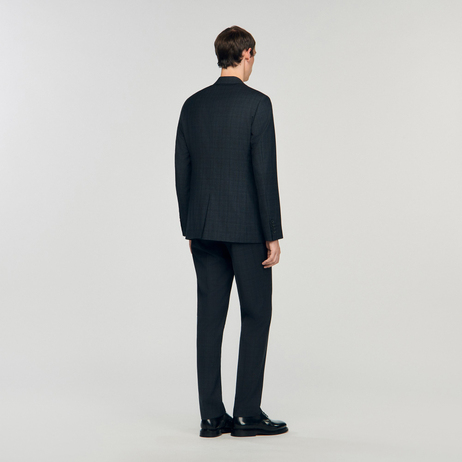 Düz Kesim Yün Blazer