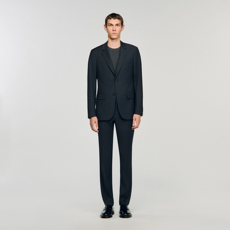 Düz Kesim Yün Blazer