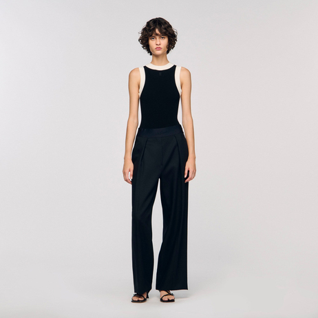 Kontrast Geçişli Bodysuit
