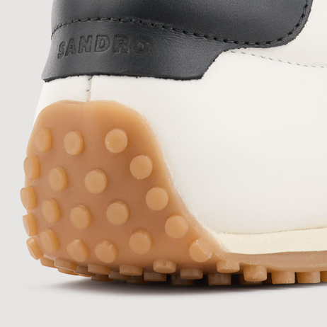 Süet Geçişli Ekru Sneaker