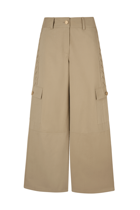 Bej Kargo Cep Pantolon