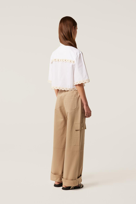 Bej Kargo Cep Pantolon