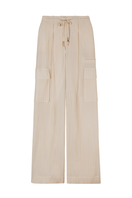 Ekru Kargo Cep Pantolon