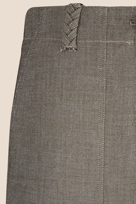 Gold Düğme Detaylı Geniş Paça Pantolon