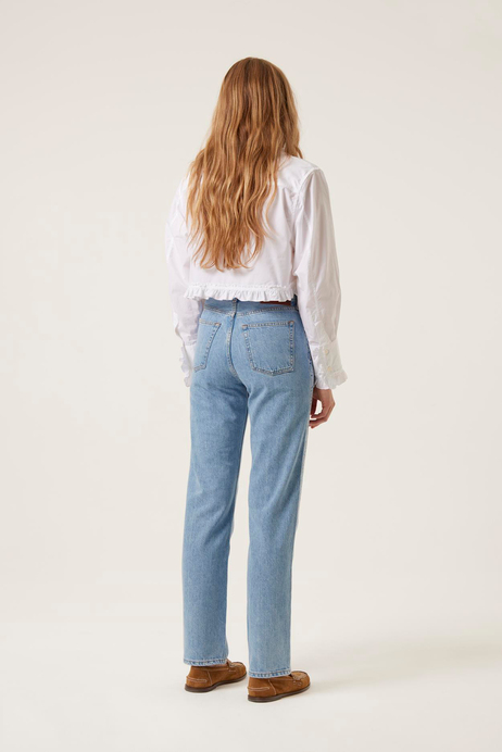 Kenar Detaylı Denim Pantolon
