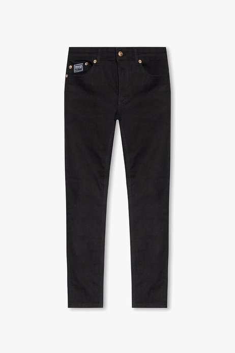Versace Jeans CoutureSiyah Düz Kesim Pantolon