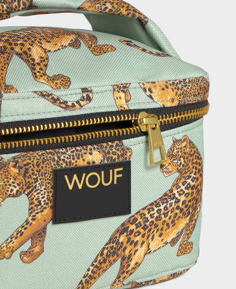 Wouf Emerald Leopard - Vanity Makyaj Çantası