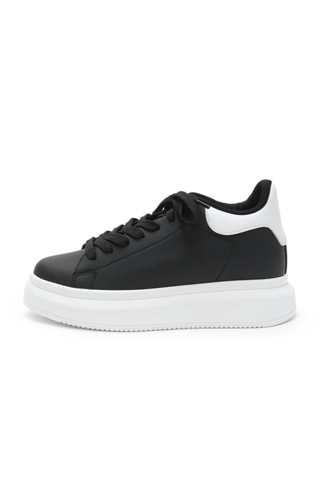 Secret 7 cm Boy Yükselten Siyah Renk Sneaker