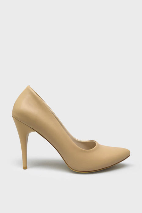 Esstii Kadın Yüksek Topuklu Stiletto Ayakkabı Nut EST100