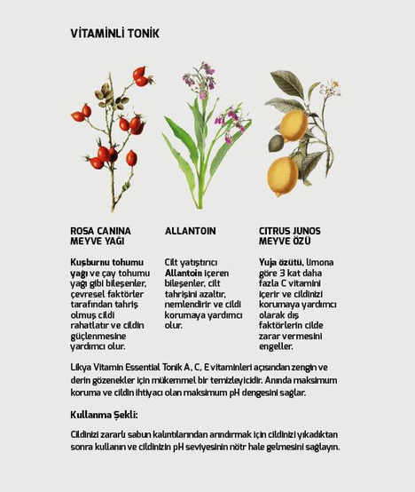 VİTAMİNLİ TONİK